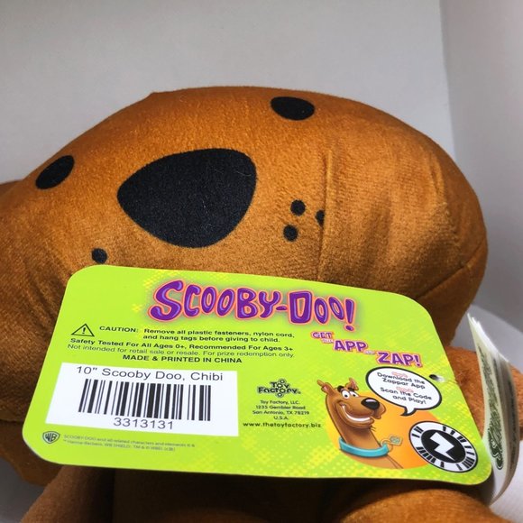 New with Tags 10" Scooby Doo Chibi ~ Stuffed Animal Dog Scooby-Doo Toy Factory - Picture 4 of 5